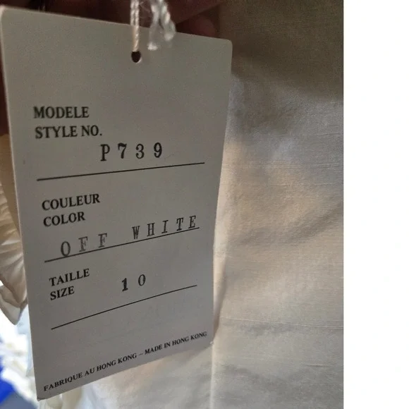 Vintage Simon Chang 100% Silk Ruffle Blouse Victorian Romantic Size 10 - Picture 7 of 9